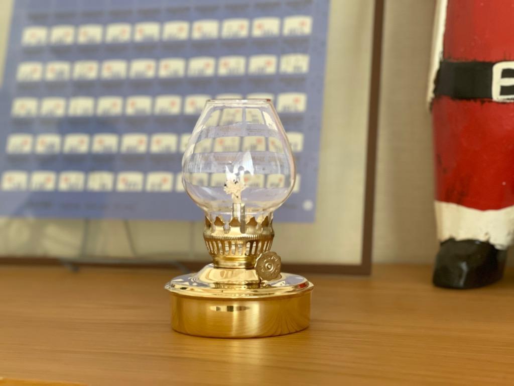 棒芯真鍮ランプ クリア豆ホヤ 42120 灯油ランプ :S42120:江戸川屋ランプ - 通販 - Yahoo!ショッピング