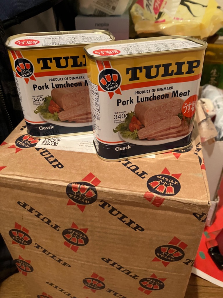 缶詰 チューリップ ポーク 24缶セット 送料無料 スパムと並ぶ人気商品