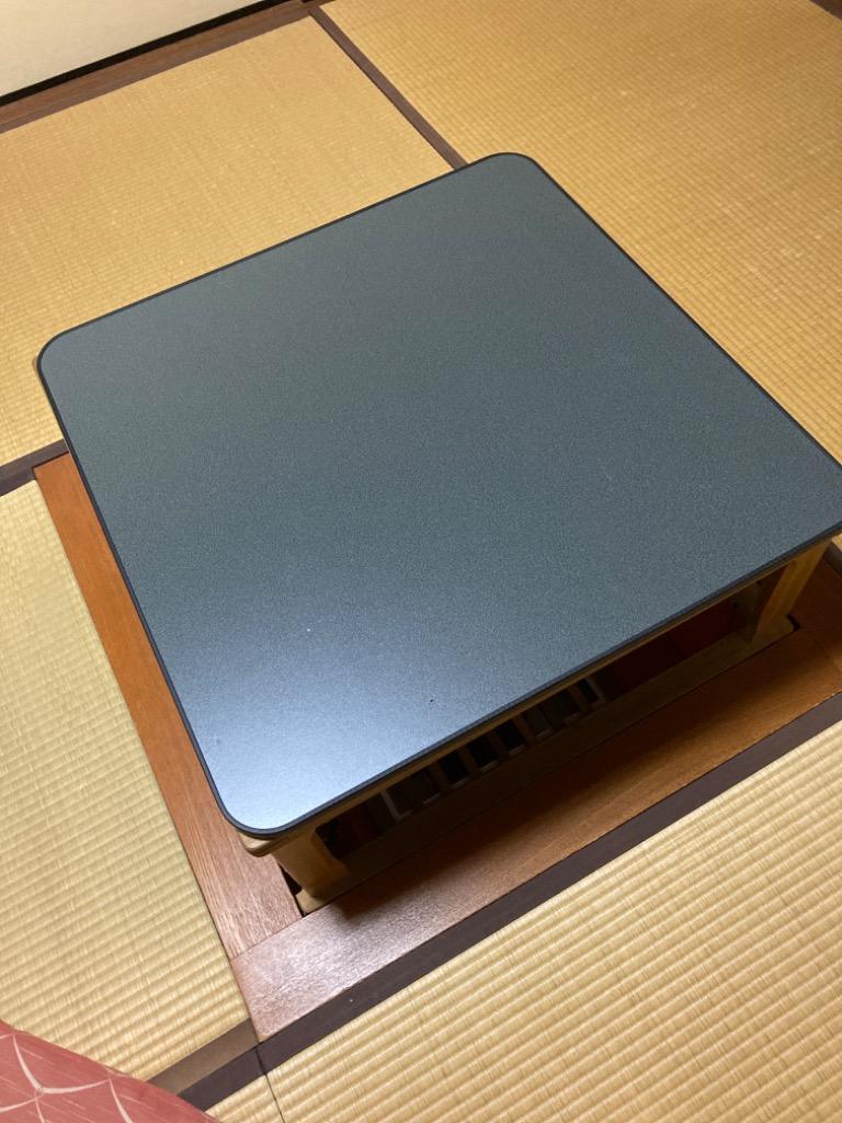 おおたけ こたつ天板 カジュアルタイプ ７５ｃｍ ＹＣＴ−７５７ Ｋ ブラック リバーシブル 天板のみ発送となります。 :174238:eeemo -  通販 - Yahoo!ショッピング