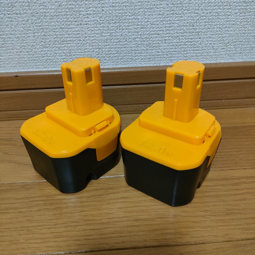 RYOBI - avi【新品】B-1203M1  リョービ 純正 バッテリー 2個 Amazon | 【2個セット】RYOBI リョービ B-1203F2 12V 2.0Ah 互換