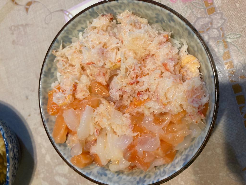 かに カニ 蟹 海鮮丼 カニ丼 かに丼 | かに100%贅沢かに丼の具 4食入り(100g×4パック) :532:笑顔の食卓 匠 - 通販 -  Yahoo!ショッピング