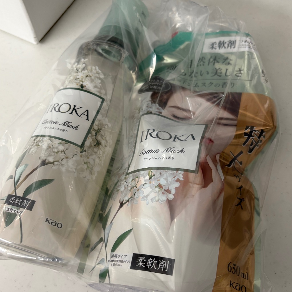 フレア フレグランス IROKA 花王 IROKA コットンムスク 本体 540ml