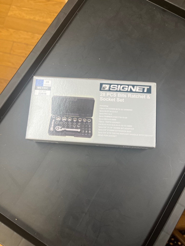 SIGNET 22038 1/4DR スプラインソケット&ビットセット 28PC