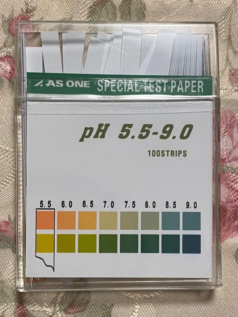 メーカー包装済】 アズワン pH試験紙 スティックpH5.5-9.0 1-1267-05