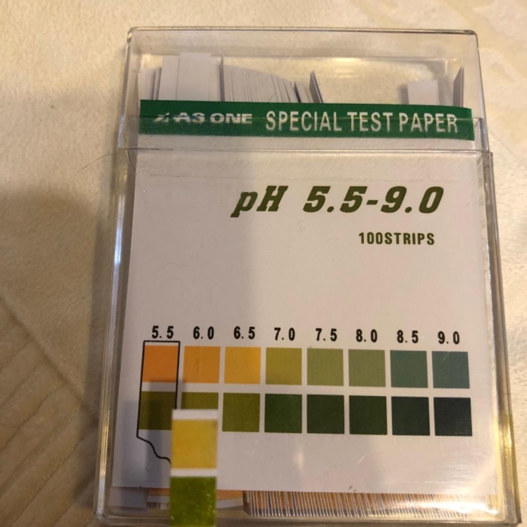 アズワン pH試験紙 pH5.5-9.0 スティックタイプ 100枚入 (1-1267-05) (メール便) :AS01126705:えいせいコム  !店 通販 