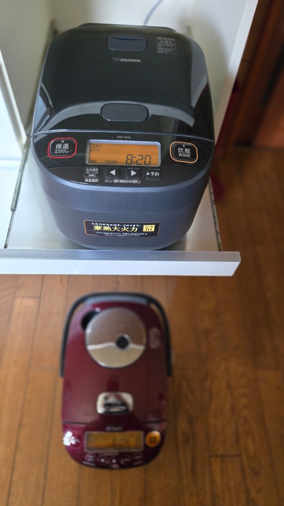 象印 ZOJIRUSHI NW-YA10-BA ブラック 圧力IH炊飯ジャー 極め炊き 象印 圧力IH炊飯ジャー NW-YA10 BA 5.5合 ブラック