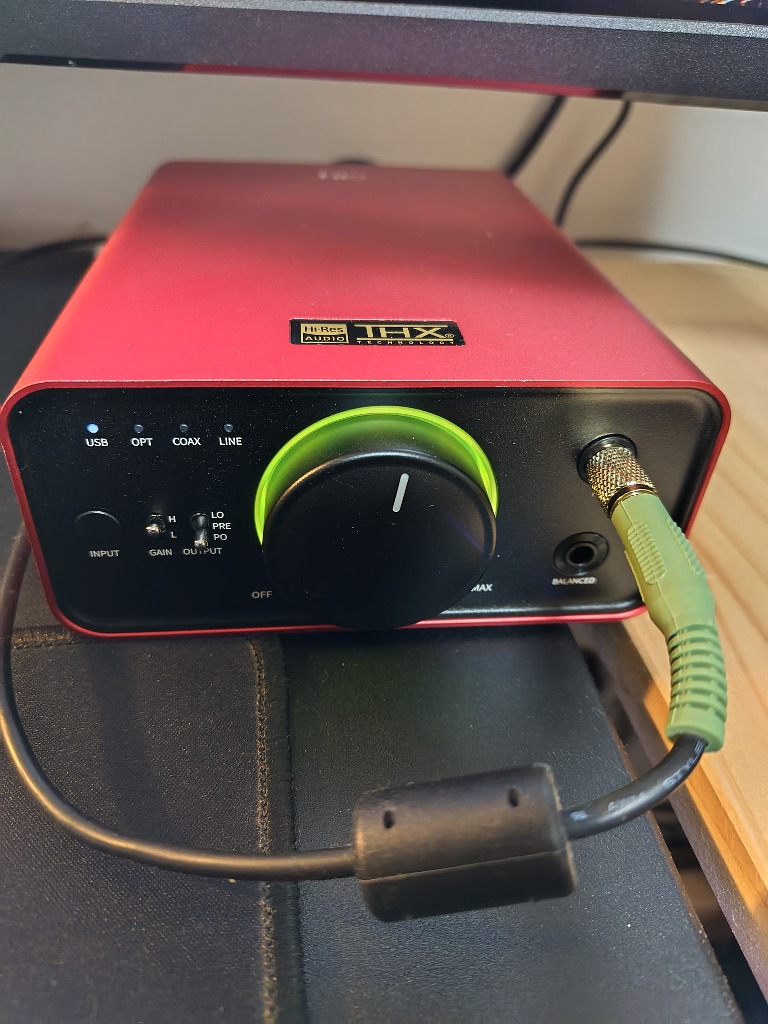 FiiO ヘッドホンアンプ DAC デスクトップ 小型 K7 ブラック 黒 FiiO ヘッドホンアンプ DAC デスクトップ 小型 K7 ブラック 黒