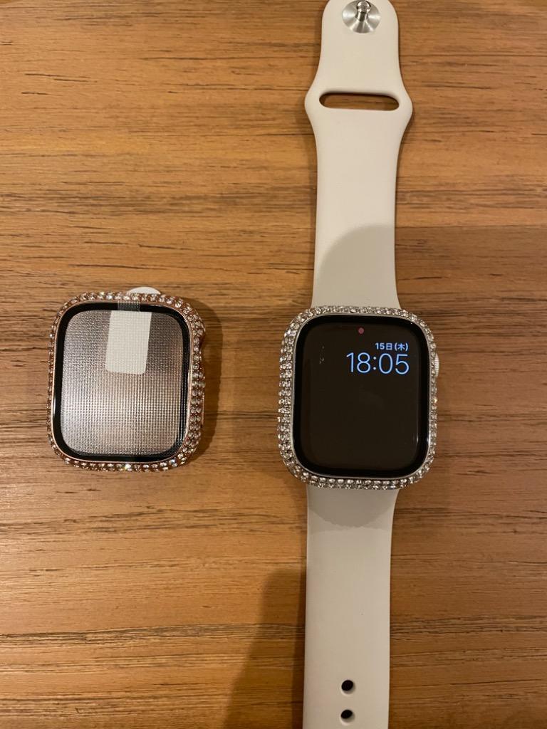 K…20⭐︎アップルウォッチカバーバンドキラキラAppleWatchラバー