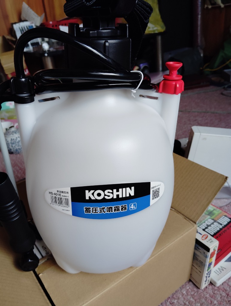 工進 蓄圧式噴霧器 ミスタ-オ-ト 4L 一段一頭口 HS-401E