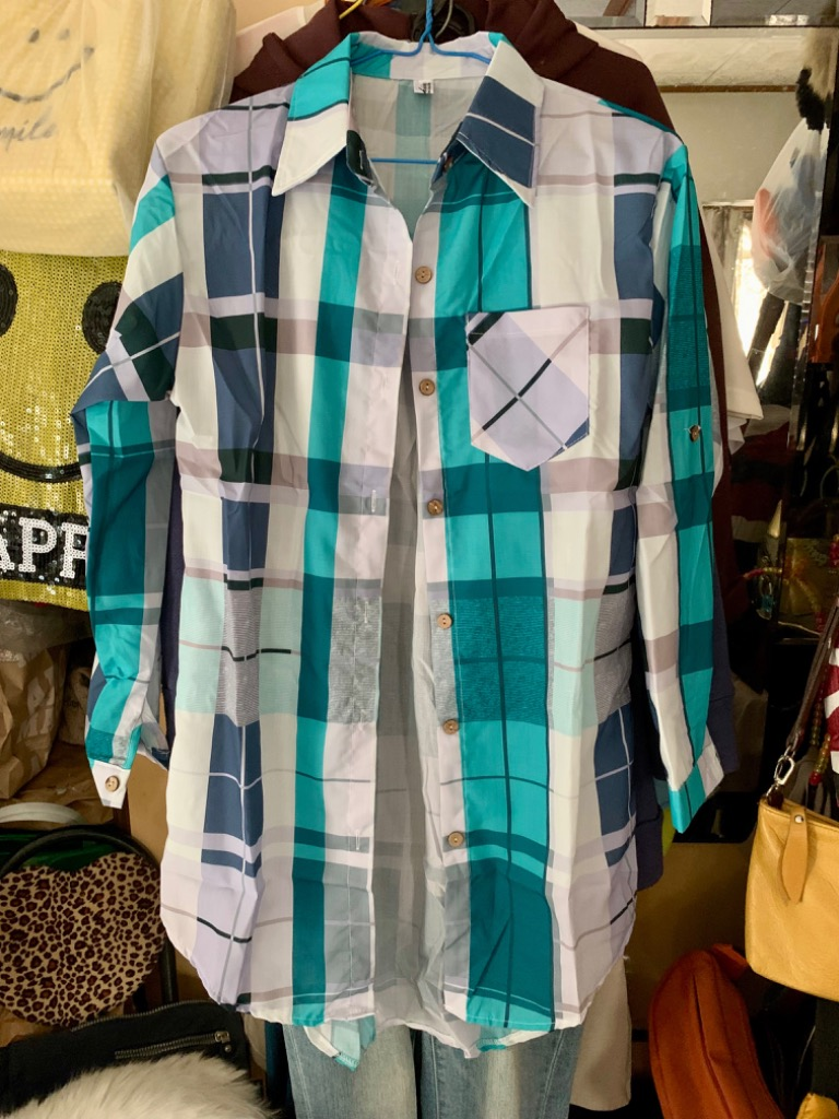 ロングシャツ シャツ レディース ロング 長袖 ブラウス チェック シャツワンピース 春夏 春服 夏服 きれいめ チュニック ス 羽織 ロングシャツ シャツ レディース ロング 長袖 ブラウス チェック