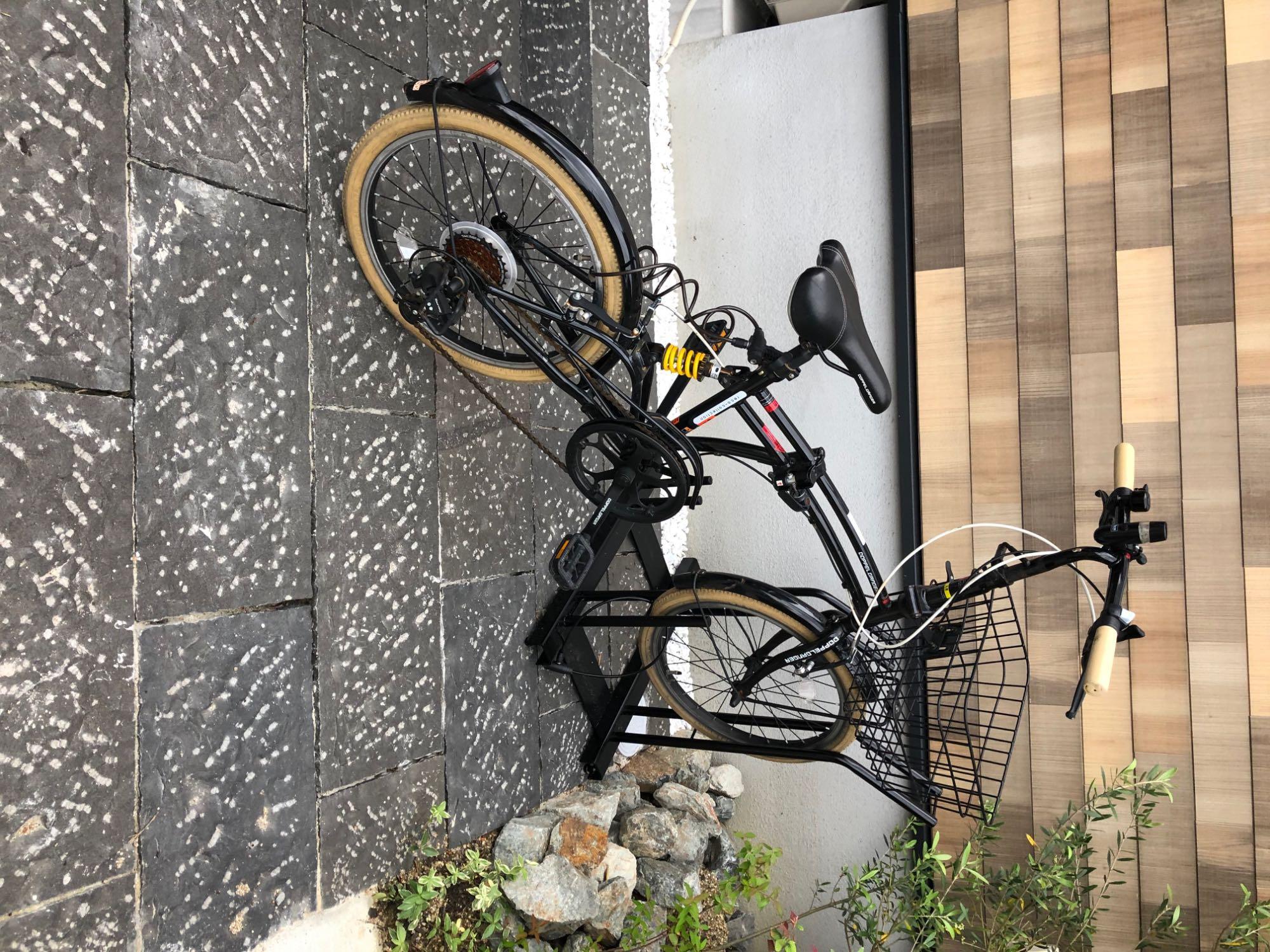 スタンドいらずの頑丈自転車ラック 2台用 倒れにくい 風に強い 工事不要 インテリア 収納用品 自転車 スタンド サイクルスタンド Ex1 02 Ex1 02 遠藤ワークス 通販 Yahoo ショッピング