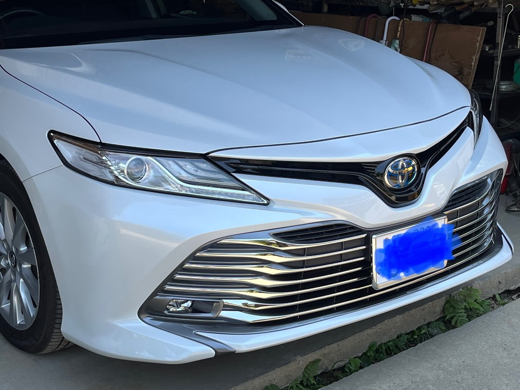 トヨタ カムリ 70系 2017年07月〜前期 フロントバンパーグリルカバー ガーニッシュ ステンレス製 鏡面仕上げ 外装 12P kj3474 Hyorabynトヨタカムリ70系 スポーツ WS 2017.10~2020 専用フロント