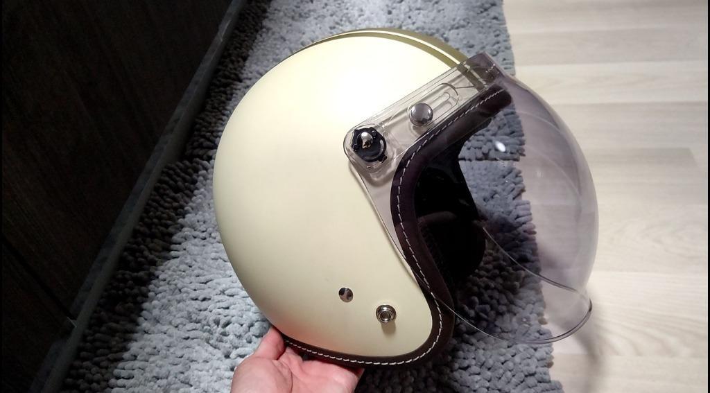 バイク ヘルメット ジェットヘルメット ロングバイザー 全8色