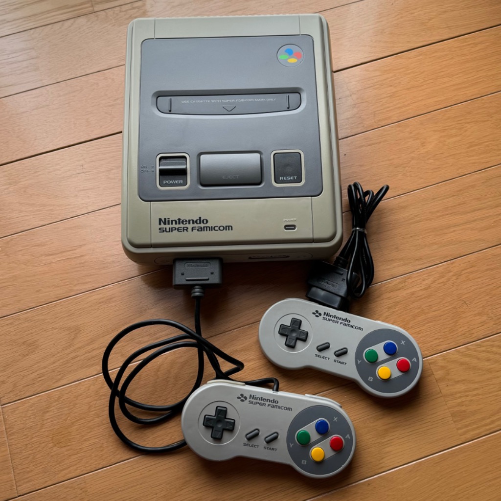 スーパーファミコン 本体 すぐ遊べるセット コントローラー2個付 SFC 