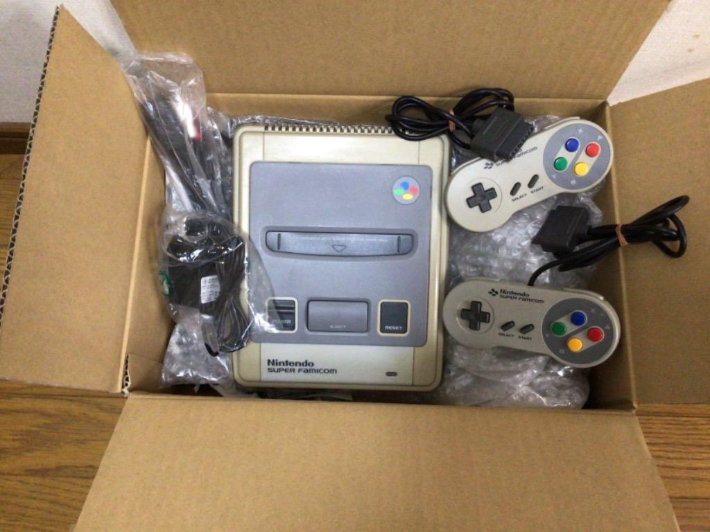 スーパーファミコン 本体 すぐ遊べるセット コントローラー2個付 SFC 中古