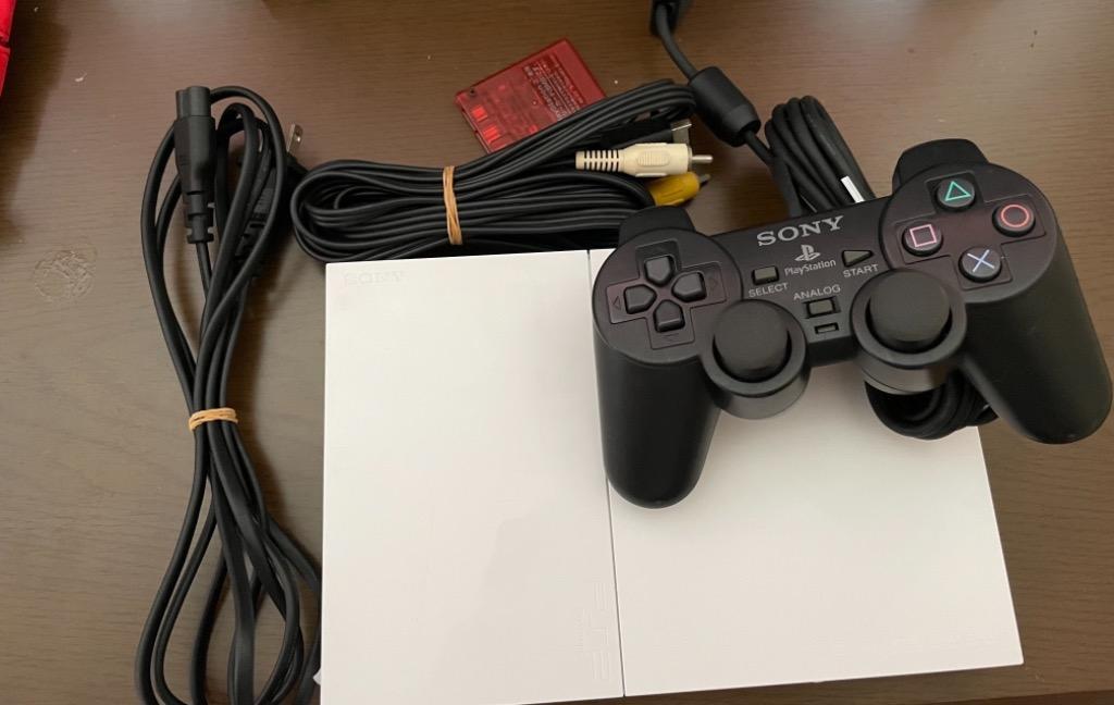 PS2 本体 中古 純正 コントローラー 1個付 すぐ遊べるセット プレステ2 