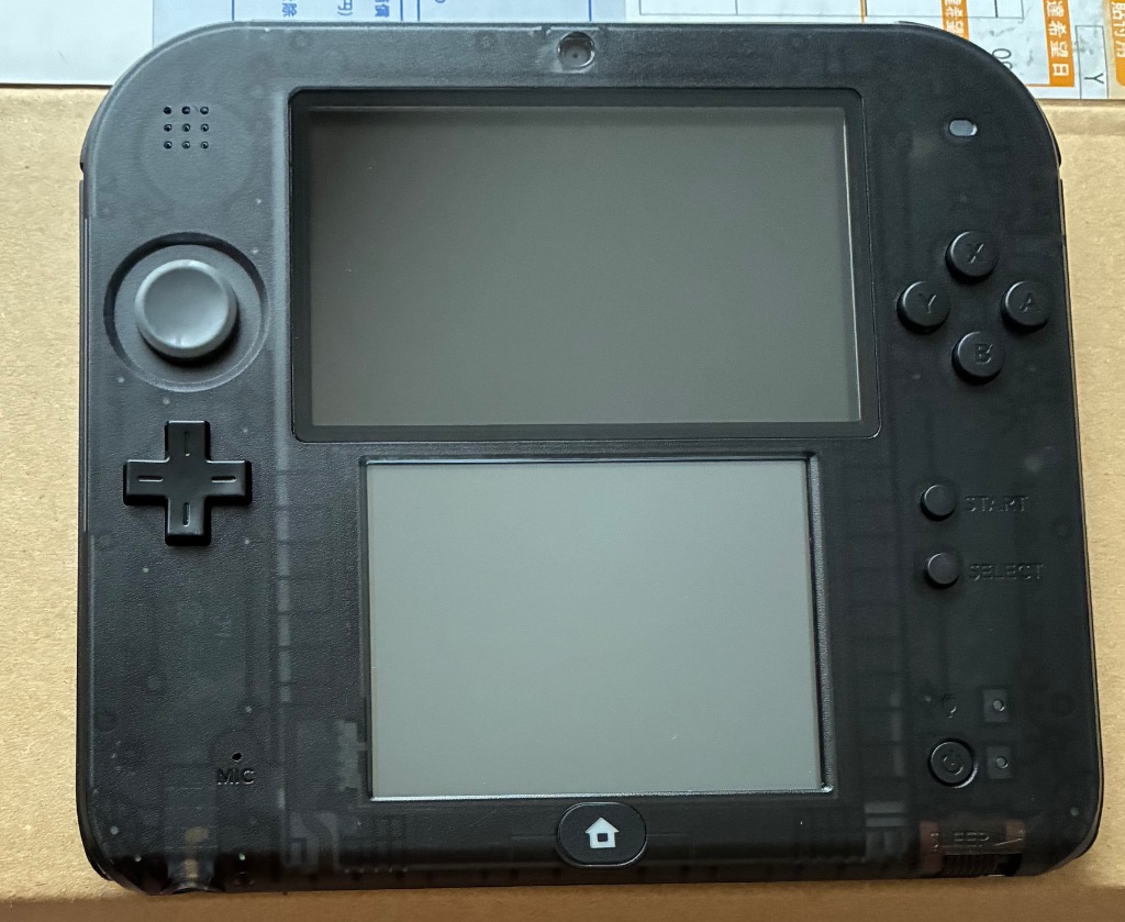 任天堂 ニンテンドー2DS クリアブラック FTR-S-KCAA ニンテンドー3DS