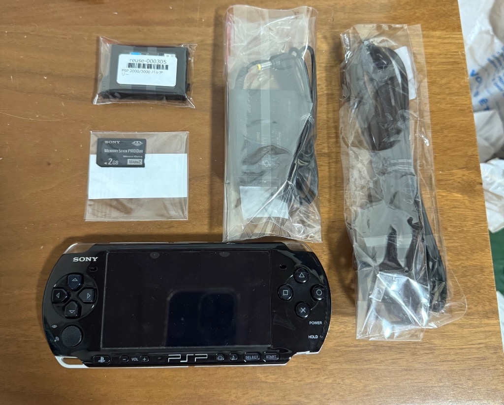 【美品、動作確認済】PSP-3000（黒）フルセット 美品、動作確認済】PSP-3000（黒）フルセット