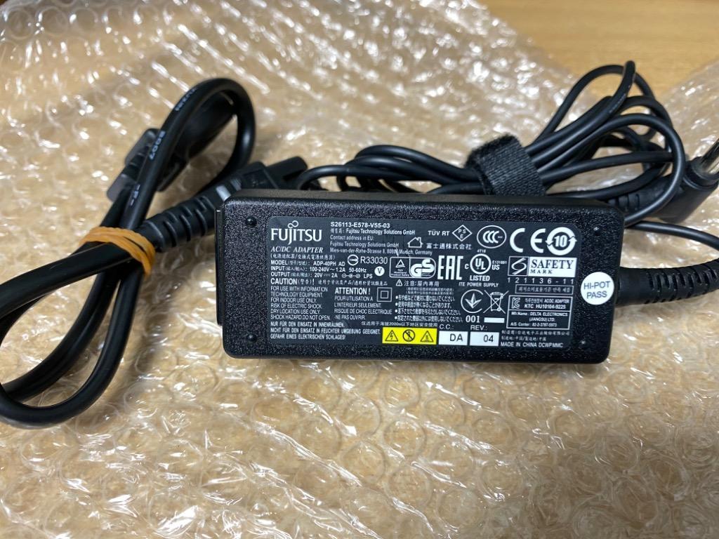 富士通 純正 ACアダプター 20V 2A ADP-40PH AD ノートパソコン用 FMV-AC326 FMV-AC326C  ADP-40HHに代用可能 中古 :17020:エンタメ王国 - 通販 - Yahoo!ショッピング