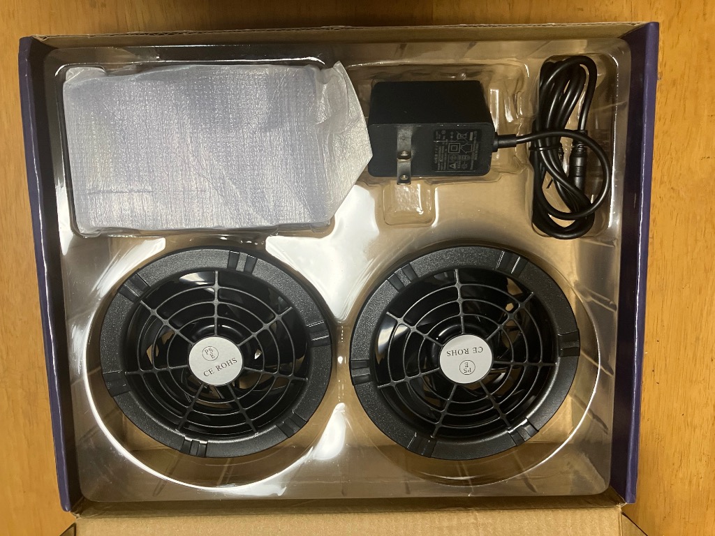 空調作業服用⚡️ファンバッテリーセット 強力送風 40V超高出力6段階風量調節 即納 空調ウェア2025 空調作業服用 ファンバッテリーセット 40V