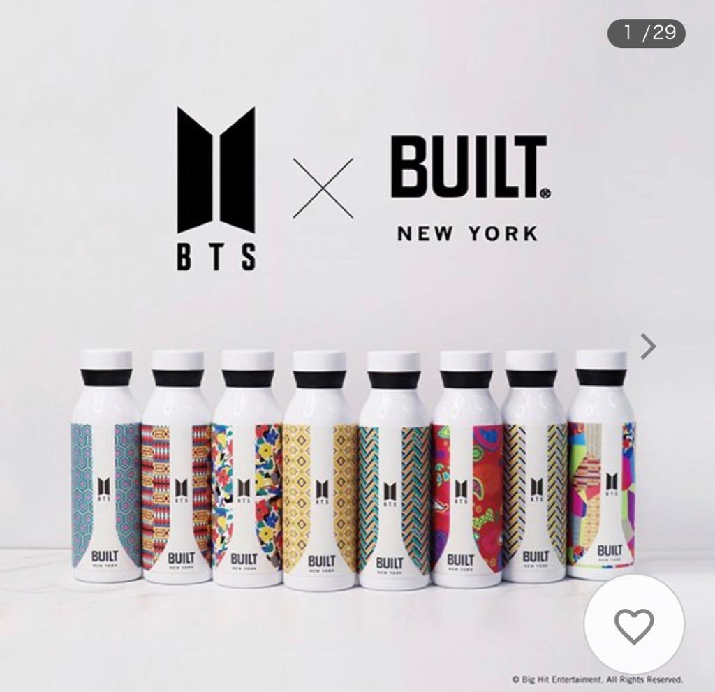 【公式】【日本正規代理店】 BTS × BUILT ステンレスボトル 532ml BTS JUNGKOOK V JIMIN JIN J-HOPE  SUGA RM IDOL BTSグッズ