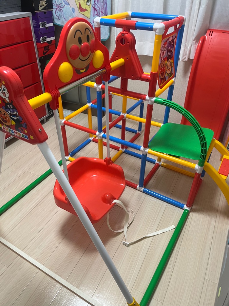ラッピング対象外】アンパンマン うちの子天才 ブランコパークDX 体操