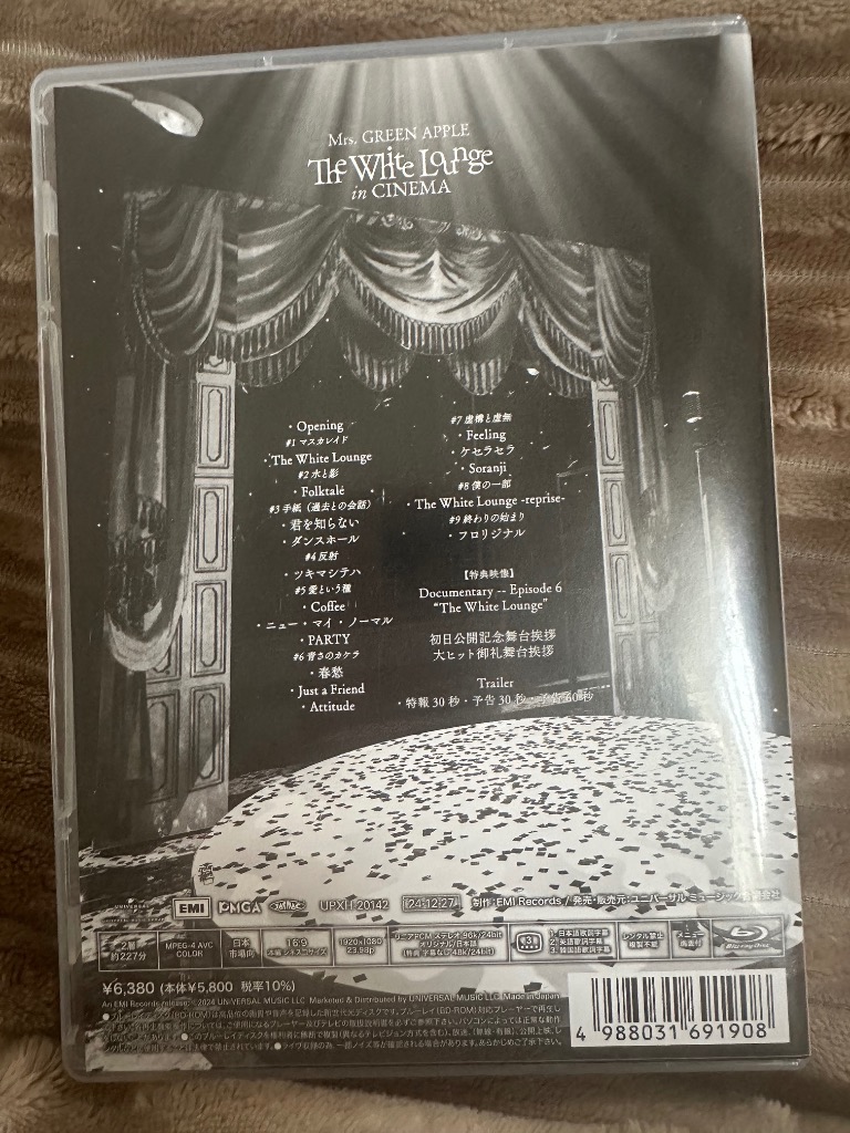ミセス　ホワイトラウンジ The White Lounge in CINEMA [通常盤][Blu-ray] - Mrs. GREEN