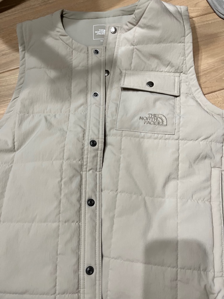 タグ付き　メドウウォームベスト　サイズS F1 フォッシルアイボリー　保存袋付き THE NORTH FACE ザ・ノース・フェイス ノースフェイス メドウ