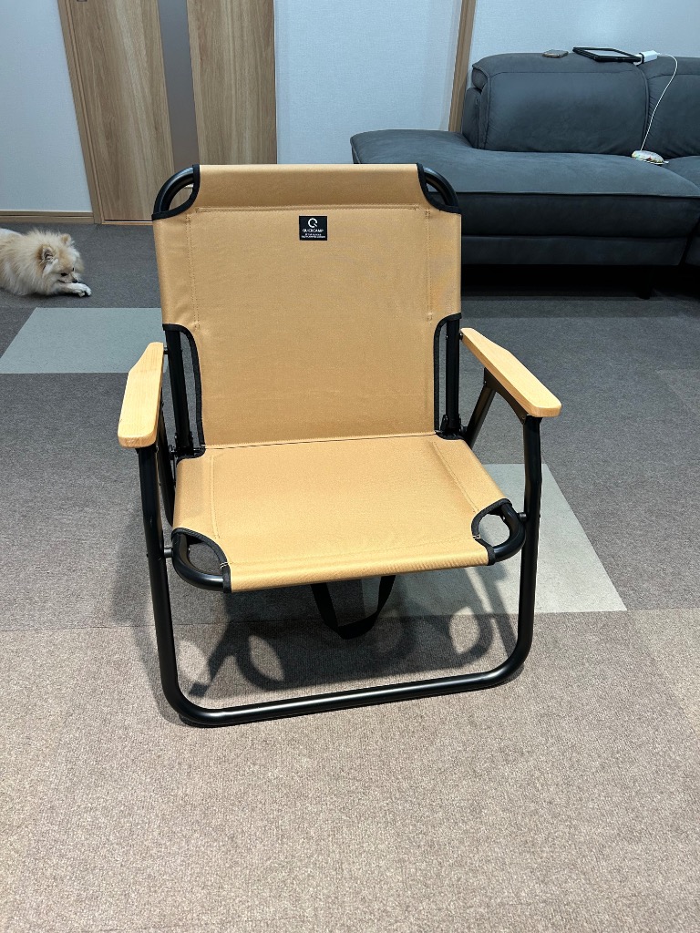 ★展示品★お洒落　2個セット　クイックキャンプ　折りたたみ 一人掛けローチェア 一人掛け 折りたたみ ローチェア ｜商品｜QUICKCAMP(クイック