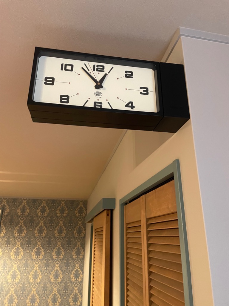 ダルトンダブルフェイス壁付け時計【両面】★一部ジャンク品 ダルトン DOUBLE FACE CLOCK RECTANGLE H21-0362 (時計) 価格