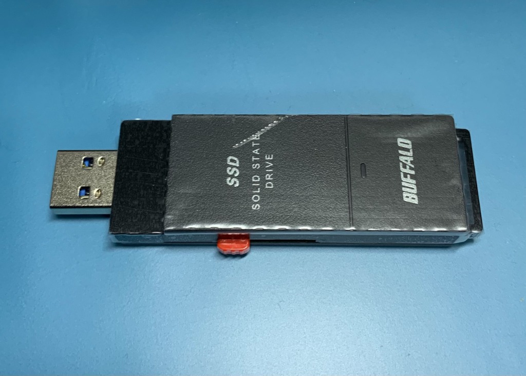 ポータブルSSD バッファロー SSD-PUT1.0U3BC/D [外付けSSD ポータブル 
