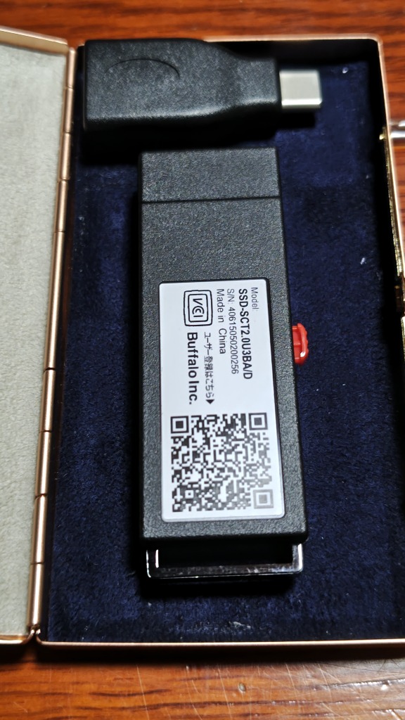 BUFFALO SSD-SCT2.0U3BA/D [SSD-SCTA/Dシリーズ 2TB] 外付けSSD - 最