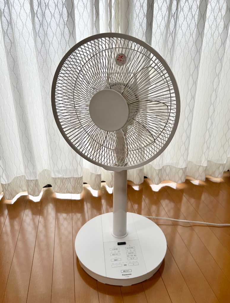 Panasonic 30cm DC リビング扇風機 F-C339C-W ホワイト 扇風機本体