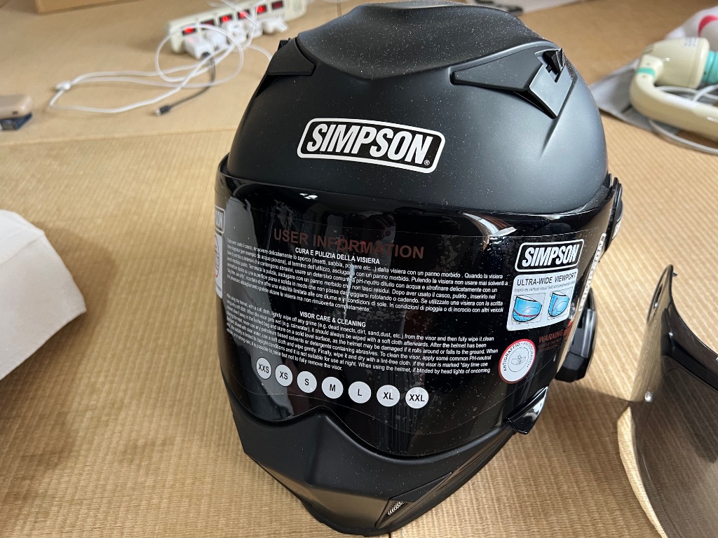 SIMPSON（シンプソン） DARKSOME / MOD BANDIT 純正 スモークシールド