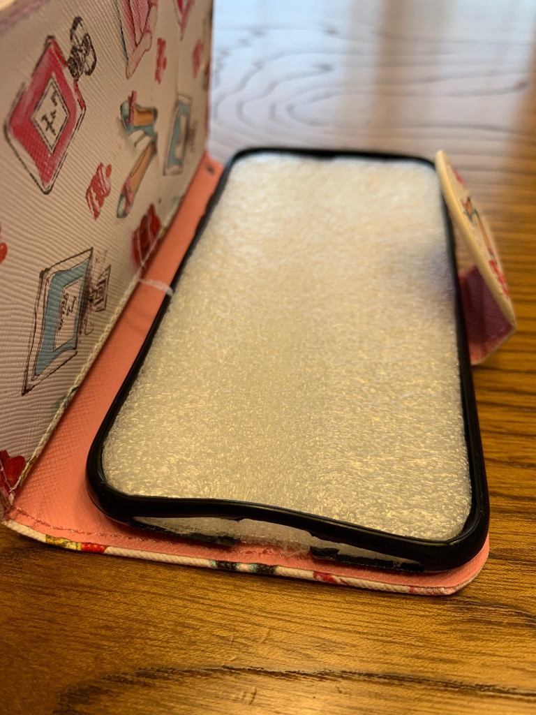 iPhone X ケース 手帳型 Xs 6 6s カバー 白 ホワイト ピンク