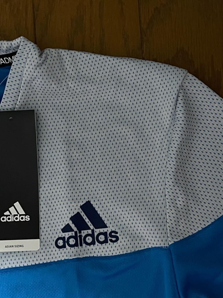 アディダス大特価】【ポスト投函】アディダス adidas バドミントン ウエア ユニホーム カラーブロック シャツ ブルー CW7076  :cw7076:エバーラケット Yahoo!店 - 通販 - Yahoo!ショッピング