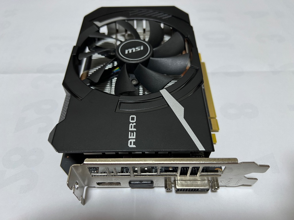 MSI GTX 1660 Ti AERO ITX 6G OC グラフィックボード、ビデオ