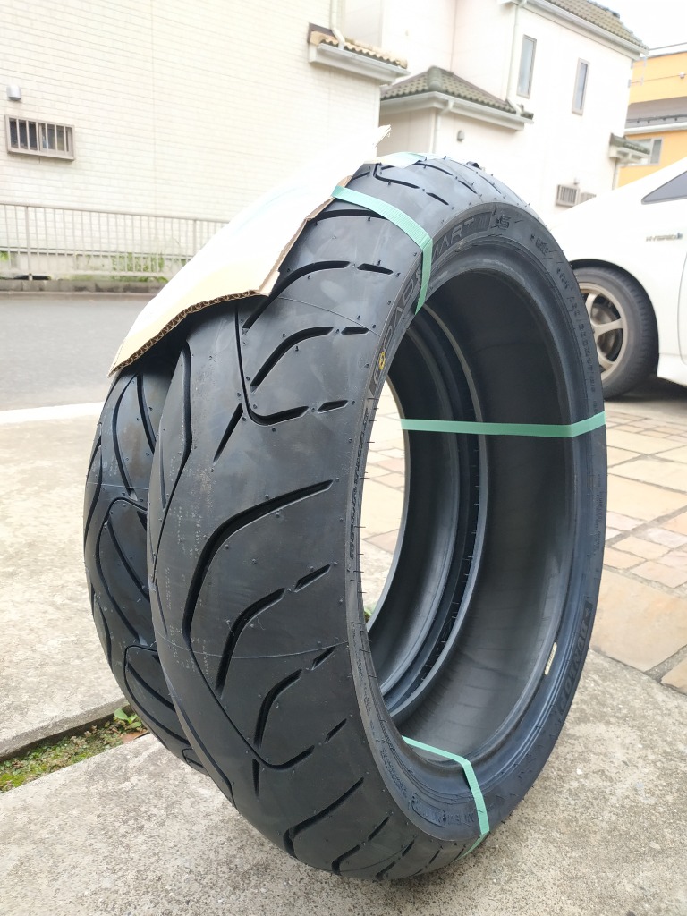DL RS3s 120/60ZR17 160/60ZR17 タイヤ前後セット DL RS3s 120/60ZR17 160/60ZR17 はかなく タイヤ前後セット - パーツ