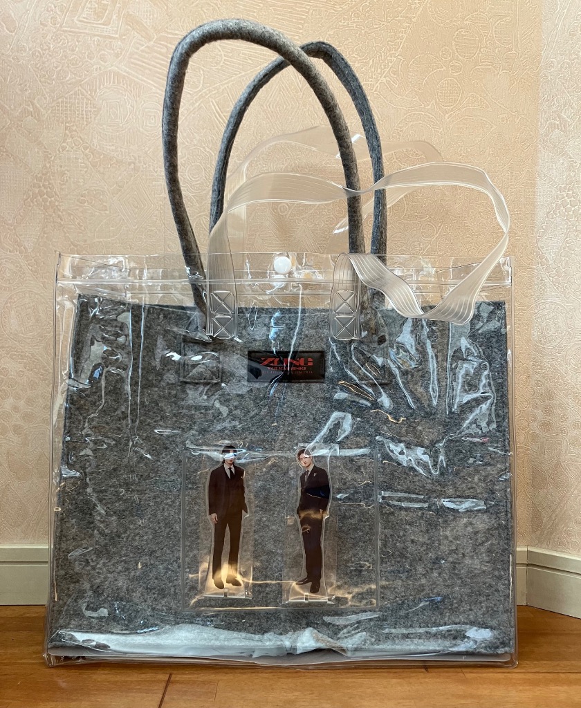 クリアバッグ 透明バッグ 透明ビニールバッグ 幅40cm 高さ35cm