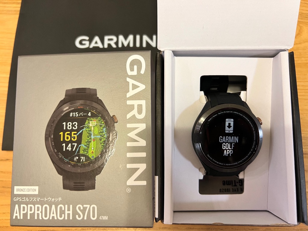 新品　ブロンズエディション ガーミン　アプローチ　S70 GPSナビ　黒 Approach S70 47mm | スマートウォッチ | Garmin 日本