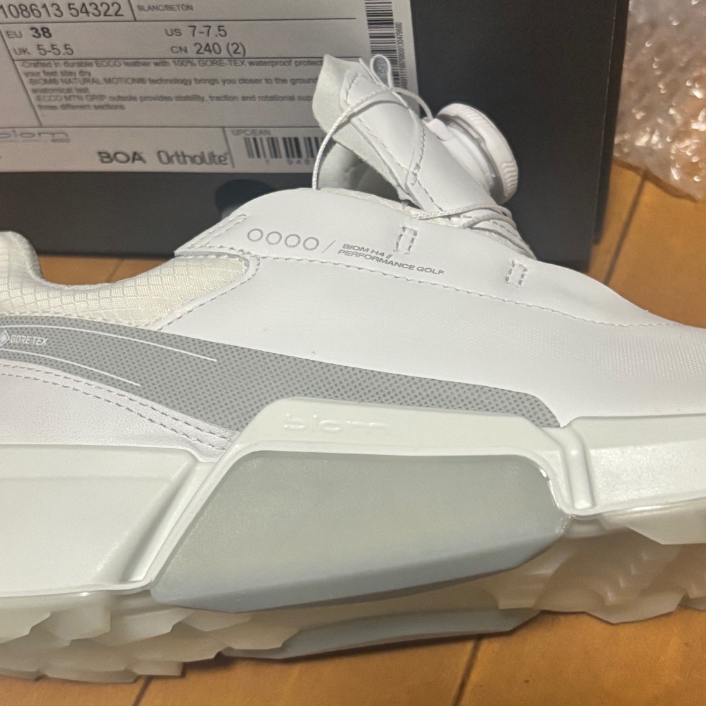 【新品未使用】ECCO エコー BIOM H4 BOA 防水 ゴルフシューズ ecco ECCO エコー 日本正規品 BIOM H4 BOA バイオム エイチ