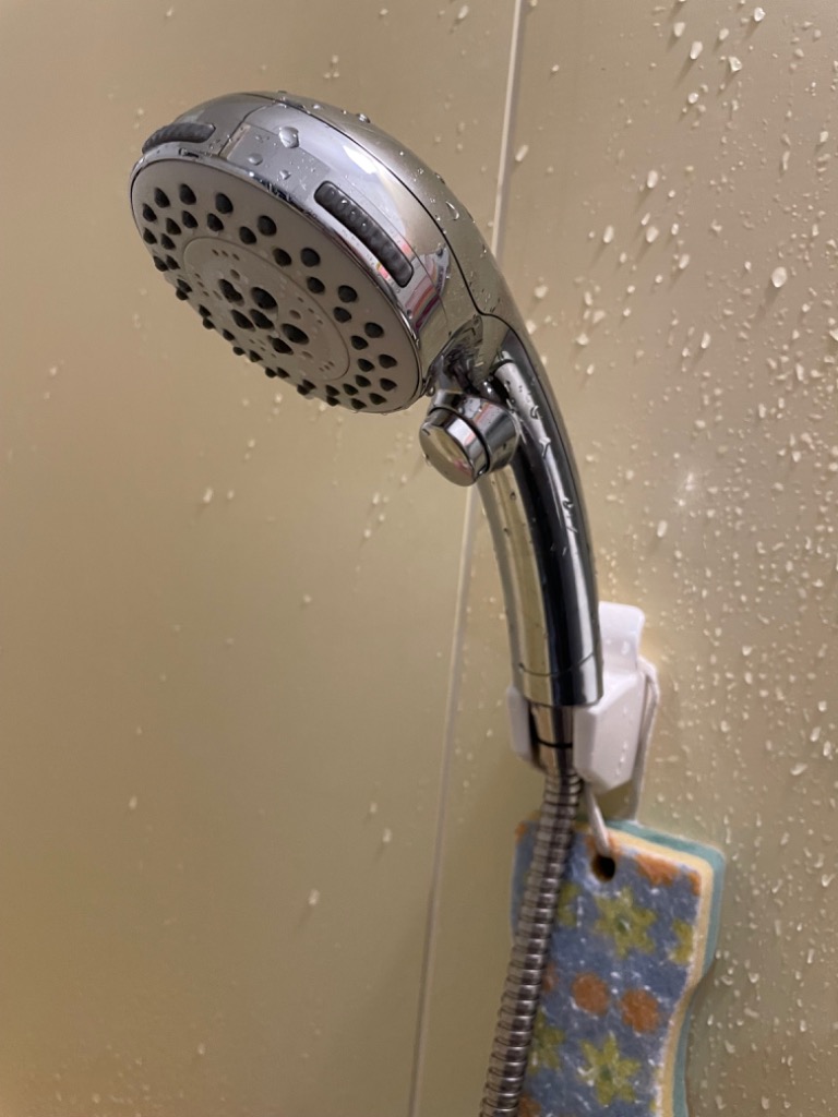 シャワーヘッド 節水 高水圧 強力 5段階モード ストップボタン 