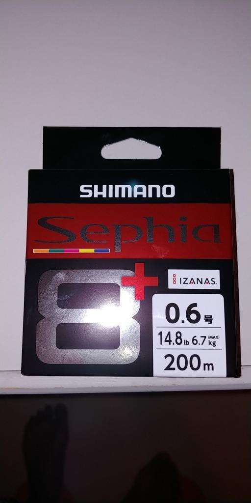 シマノ/SHIMANO セフィア8＋(プラス) 200m 0.4, 0.5, 0.6, 0.8号 LD-E61T 8本組PEライン エギング 国産・ 日本製 LDE61T Sephia Plus (メール便対応) :4969363769954-:フィッシングマリン 通販  