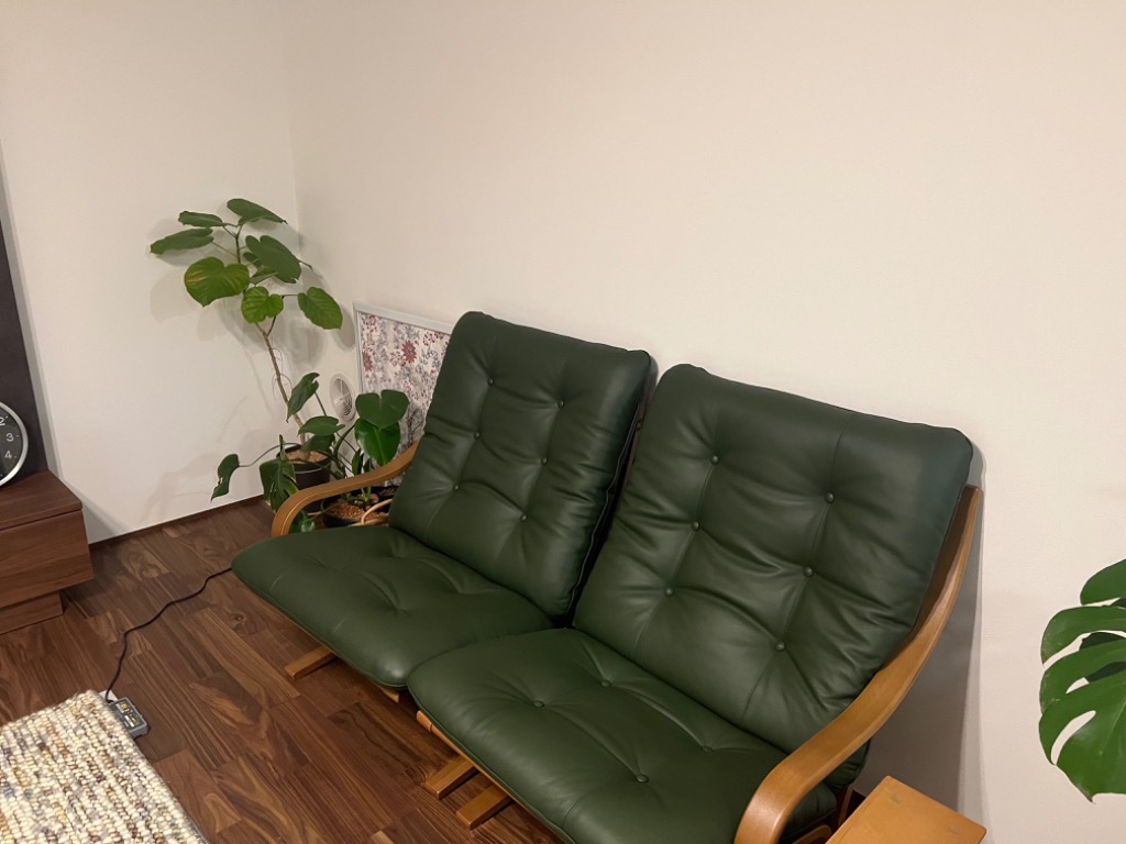 FUJI FURNITURE 冨士ファニチア Agio ソファ 3シーター 緑 冨士ファニチア 32万「Agio/アージオ」セパレート3P トリプルソファ