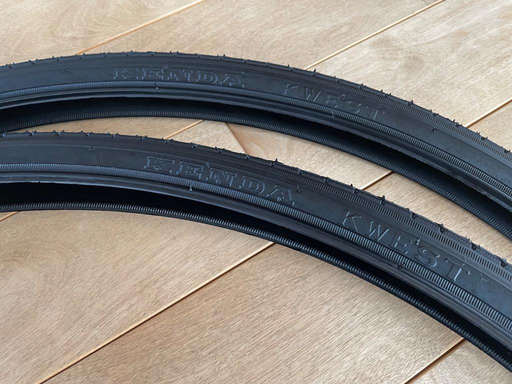 自転車用タイヤ 2本セット ブラック 700×28C KENDA社製Hybrid