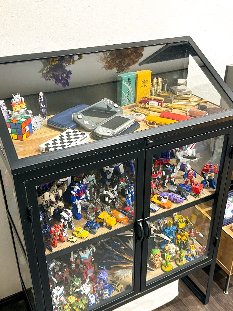 キャビネット 収納棚 ガラスキャビネット ブラック シルバー キャビネット 収納棚 ガラスキャビネット ブラック シルバー
