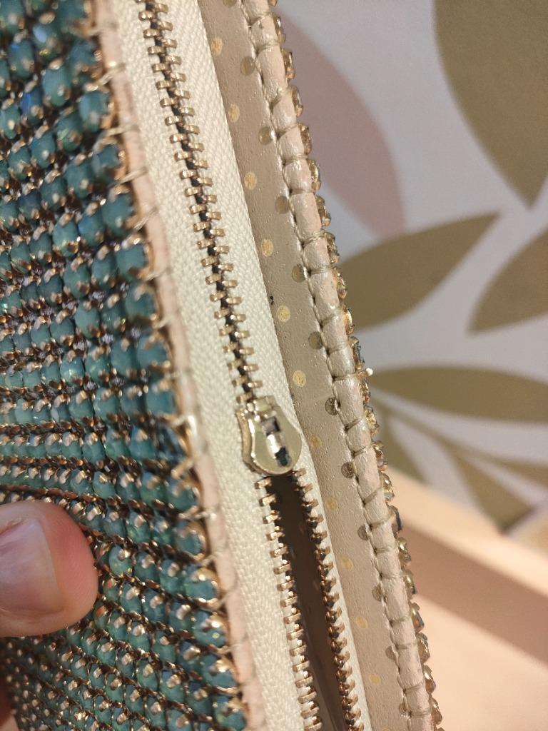 極美品 deux lux デュラックスの長財布︎︎︎︎︎ ビジュー パール ゴールド Jewel Changes（ジュエルチェンジズ）の「deux lux ビジュー 長