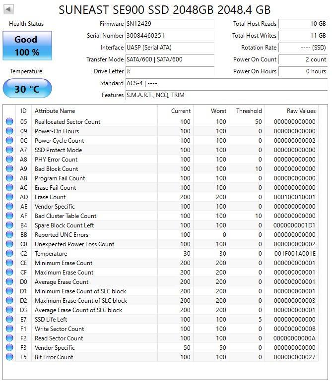 SUNEAST 2TB 内蔵SSD 2.5インチ 7mm SATA3 6Gb/s 3D NAND PS4動作確認 