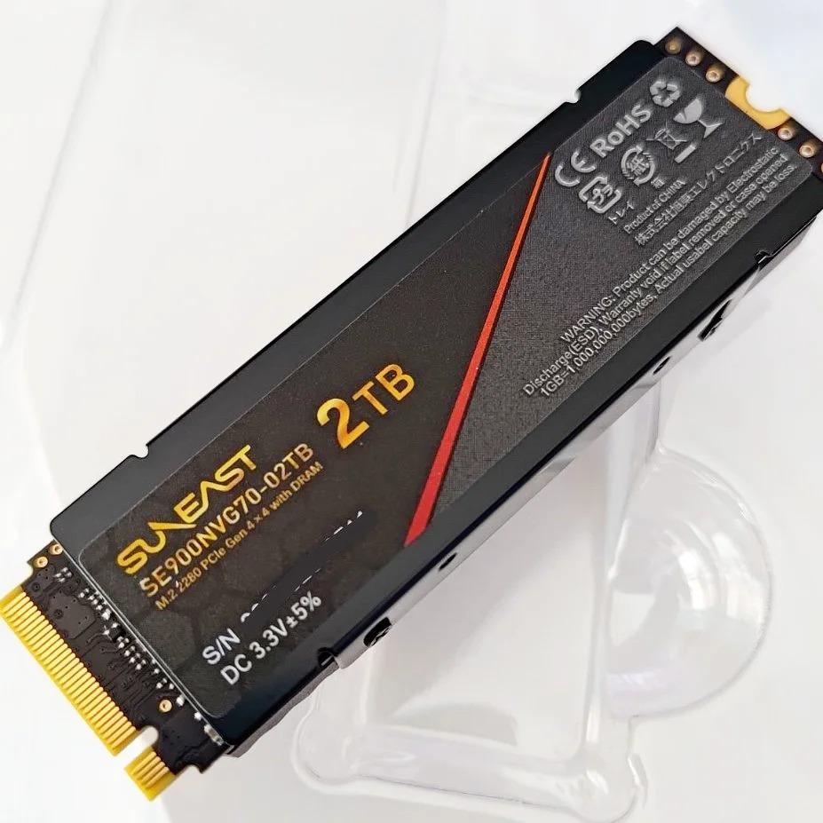 SUNEAST 2TB NVMe SSD PCIe Gen 4.0×4 R: 7,000MB/s W：6,500MB/s