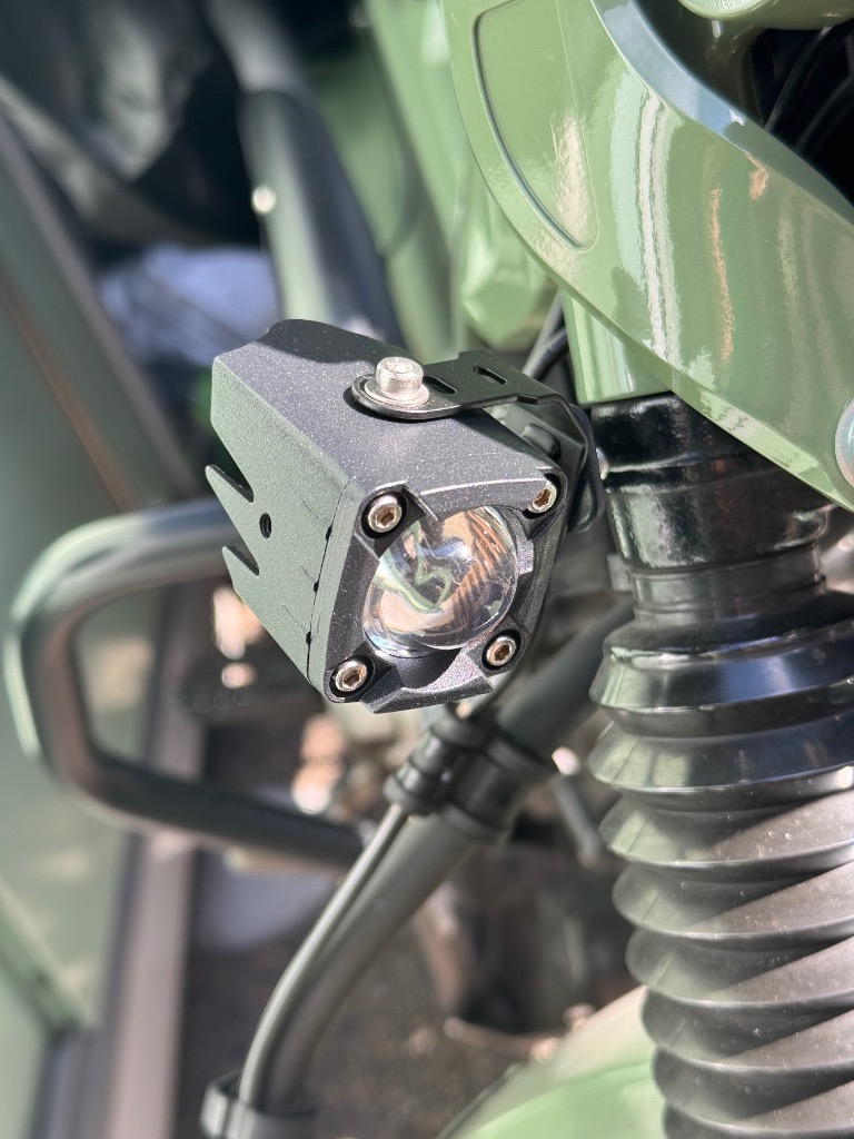 fcl. バイク フォグランプ led 2色切り替え 10w カットライン